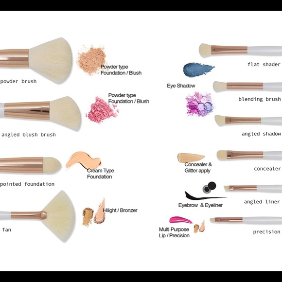 la Beauté Soi Vegan Makeup Brushes with Travel Case - Picture 8 of 8